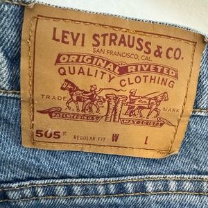 Vintage LEVI’S Shorts 505 Denim 26 Waist New w/out tags Bermuda Style